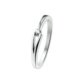 The Jewelry Collection Ring Diamant 0.07 Ct. - Witgoud