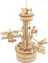 Robotime Air-Control tower - Rokr - Houten puzzel - Volwassenen - 3D puzzel - DIY