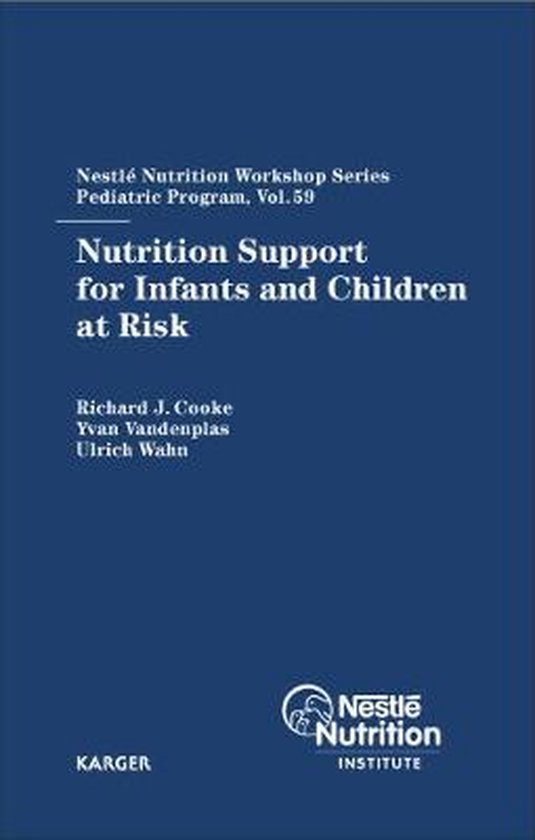 Nutrition Support for Infants and Children at Risk - cover
