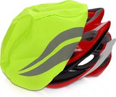 kwmobile helmhoes regenbescherming voor fietshelm - Helmbescherming voor fietshelm - Waterafstotende regenhoes unisex - Voor zichtbaarheid