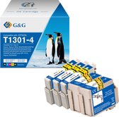 G&G Epson T1301*2/1302/1303/1304 inktcartridges - 5packs