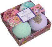 Bath Bomb Botanic Therapy Gift Set (4 stuks) - bruisbal - aromatherapie - cadeau