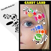 Proaiir Profile Stencil Candy Land | Schminksjabloon