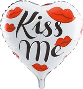 Folieballon "Kiss Me" 45x45 cm | Valentijnsdag