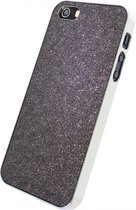 Apple iPhone 5/5s/SE Hoesje - Xccess - Glitter Serie - Hard Kunststof Backcover - Grijs - Hoesje Geschikt Voor Apple iPhone 5/5s/SE