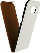 Samsung Galaxy S6 Hoesje - Mobilize - Ultra Slim Serie - Kunstlederen Flipcase - Wit - Hoesje Geschikt Voor Samsung Galaxy S6