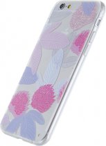 Apple iPhone 6s Hoesje - Xccess - Serie - Hard Kunststof Backcover - Pink Floral - Hoesje Geschikt Voor Apple iPhone 6s