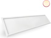 LED Paneel 30x150 cm - Voordeel Pack 2 Stuks - Warm Wit 3000K - 45W - 85 lumen per watt - Edge-lit - Witte rand