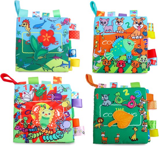 Baby boek/kinderboekenweek/ Educatief Speelgoed /sinterklaas/ kerstcadeau/baby born/Zacht Baby boek /Zacht Speelgoed/Speelgoed voor baby/ Speelgoed Voor Kinderen/ "counting book" serie 2 van Vtech — afbeelding 2