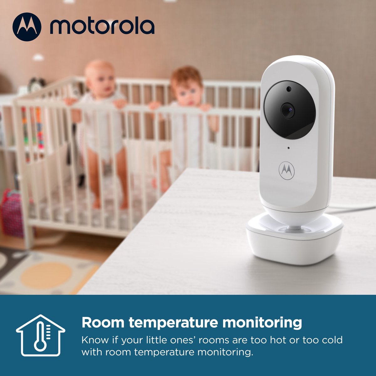 Motorola VM34 Babyfoon met Camera - Infrarood Nachtvisie - afbeelding 3