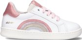 Clic! Cl-20610 Lage sneakers - Leren Sneaker - Meisjes - Wit - Maat 32