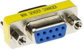 ACT D-sub Adapter 9 polig female naar 9 polig female