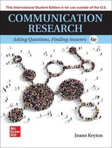 Communication Research: Asking Questions Finding Answers ISE