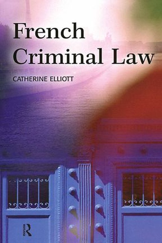 French Criminal Law - cover