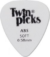Twin Picks ABS soft plectrum 6-pack 0.58 mm