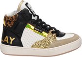 Replay Cobra kids sneakers - Wit zwart - Maat 34
