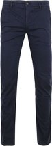 MAC - Chino Griffin Donkerblauw - Slim-fit - Chino Heren maat W 32 - L 30