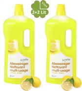 Everyday | Allesreiniger | 2x2 Liter GROTE Voordeel fles | Citroen met een verfrissend schoon resultaat