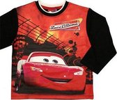 Disney Pixar Cars Jongens Longsleeve - Zwart Rood - T-shirt met lange mouwen - Bliksem McQueen - Maat 128