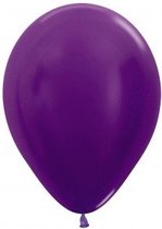 Sempertex ballonnen Metallic Violet| 50 stuks | 12 inch | 30cm