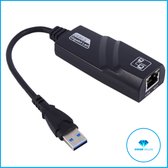 USB naar Internet - Ethernet LAN Netwerk Adapter 3.0 - UTP - Zwart