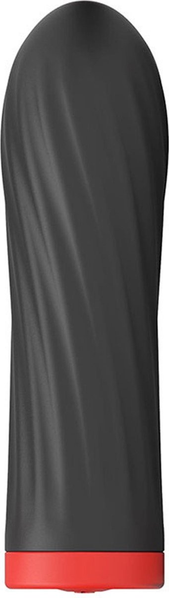 Goedkoopste Bossoftoys - 22-00044 - Silicone touch vibrator - 10 Functions - Silicone - 8,5 cm - dia 2,5 cm - Rechargeable - attractive Colour windowbox - Black