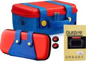 ElegaTech Case XL geschikt voor Nintendo Switch in Mario Style – Draagbare Opbergtas Koffer voor Console en Accessoires – Mario Style