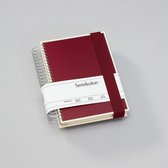 Semikolon - Notitieboek - Heritage Line - Mucho - A5 - Burgundy