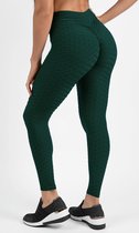 Fancylegs – Honey Sportlegging Dames – Legging Dames – Sportbroek Dames – Trainingbroek – Fitness – Yoga – Afvallen – Tik Tok - Groen maat XL