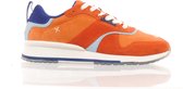 SCOTCH & SODA Herensneaker 'Vivex - orange multi" - oranje/blauw - maat 45