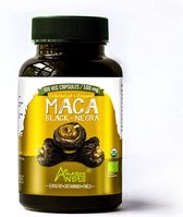 Amazon Andes - Organic Black Maca Capsules - Gegelatineerd - 100st - Vegan - Zwarte Maca Capsules - Hormoonbalans