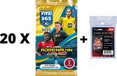 Adrenalyn XL Fifa 365 TCG 2022 Booster Pack - Panini Kaarten + UltraPro Sleeves