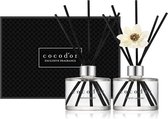 Cocodor Cadeauset | Witte Bloem 200ml x2 Geurstokjes