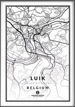 Citymap Luik - Stadsposters 50x70
