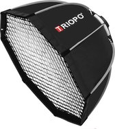AyagoPhoto® Studiolamp - Softbox - Lamp - Foto Paraplu - Betere belichting van foto’s & video’s - 55 cm - Zwart