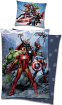 Marvel Avengers Housse de couette Hero - Simple - 140 x 200 cm + 65 x 65 cm - Katoen