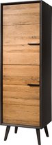 Kast | bresso | eikenhout | naturel | 55 x 45 x 174(h) cm