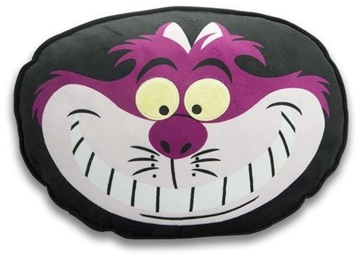 Sierkussen - Cheshire Cat - Multicolor - 26 Cm X 36 Cm