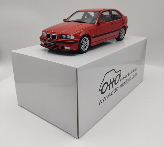 Otto Mobile BMW E36 Compact 323ti Rood 1:18