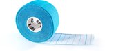 6x PREMIUM kinesiotape sporttape, elastische kwaliteitsbandage, 100% geweven katoen, waterafstotend, rollengte 5m, breedte 2,5cm lichtblauw