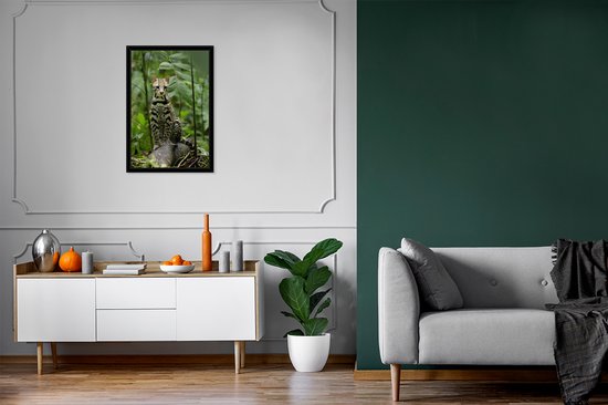 Cadre photo avec affiche - Ocelot du Costa Rica - 40x60 cm - Cadre pour affiche