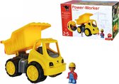 BIG-Power-Worker Dumper + Figuur - Zandbak - Speelgoedvoertuig