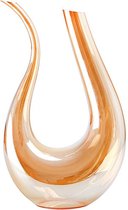 Minismus Decanteerkaraf Goud - Luxe Karaf 1,5 L - Wijn Karaf - Wijn Accessoires - U-Vorm - Kristal glas