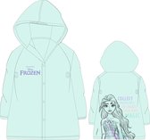 Lichtgroene regenjas van Disney Frozen maat 128/134