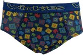 Embrator jongens Onderbroeken 3-stuks ABC kobalt blauw maat 86/92 jaar