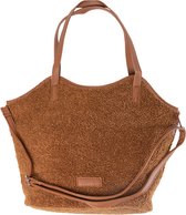 Godaily - Dames - Teddy - Schoudertas - Luxe - Vegan Leather - Bag - Schaap - Wol - Bruin