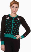 Cardigan -XL- BRIGHT LIGHTS Zwart