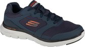 Skechers Flex Advantage 4.0 232225-NVY, Mannen, Marineblauw, Trainingschoenen,Sneakers, maat: 42,5