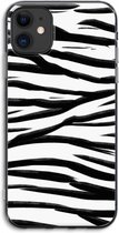 CaseCompany® - iPhone 11 hoesje - Zebra pattern - Soft Case / Cover - Bescherming aan alle Kanten - Zijkanten Transparant - Bescherming Over de Schermrand - Back Cover