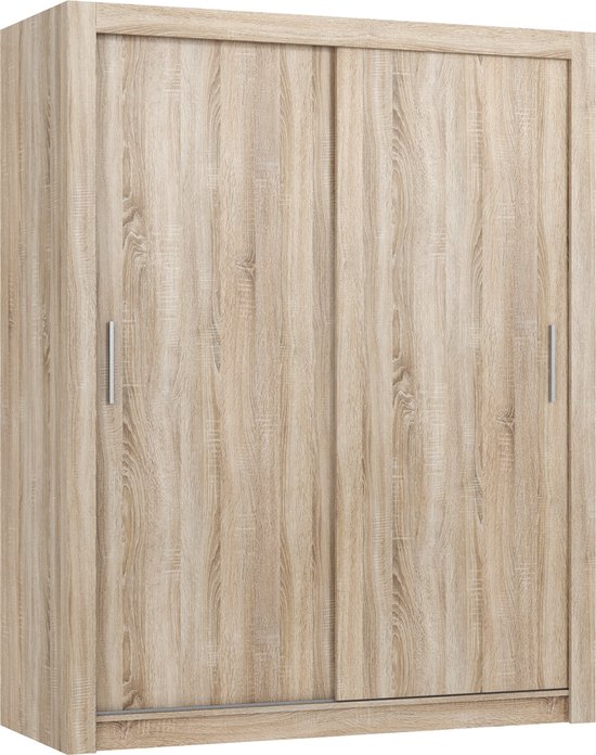 Pro-meubels - Armoire Miami - Armoire - Chêne clair - 160cm